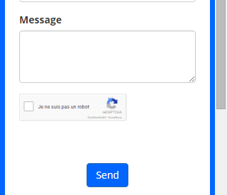 reCaptcha with changed scale